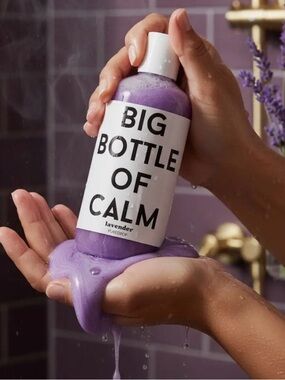 Pure Drop Big Bottle of Calm Lavender Shower Gel, Body Wash 10oz Sealed New